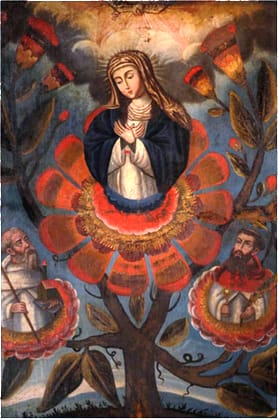 0575 anonimo virgen merced xviii cl