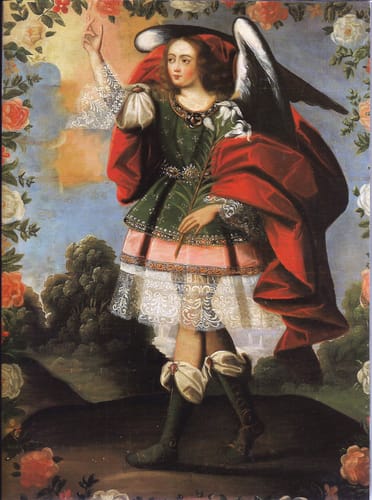 0732 anonimo gabriel arcangel s.xviii bo