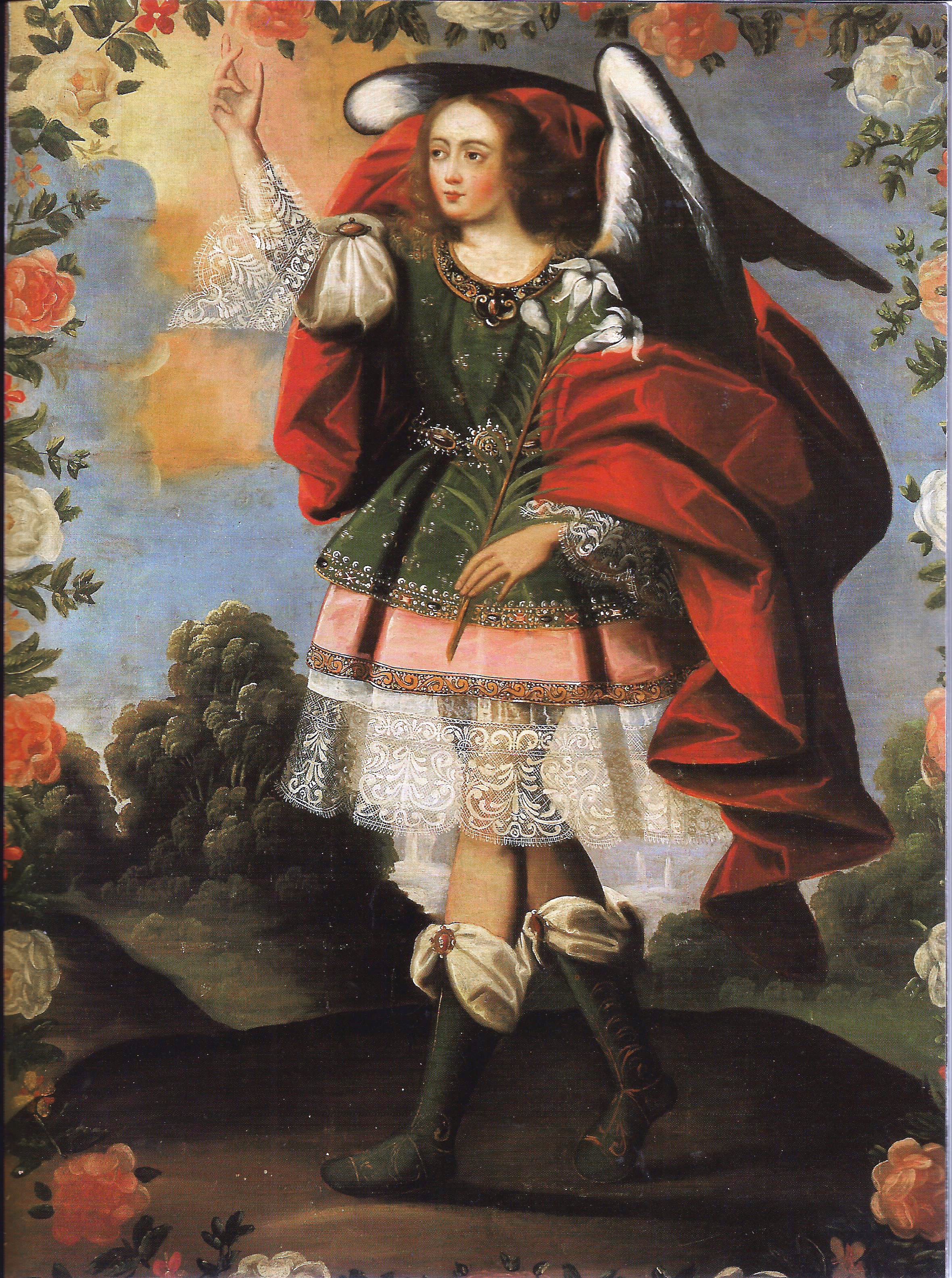 0732 anonimo gabriel arcangel s.xviii bo