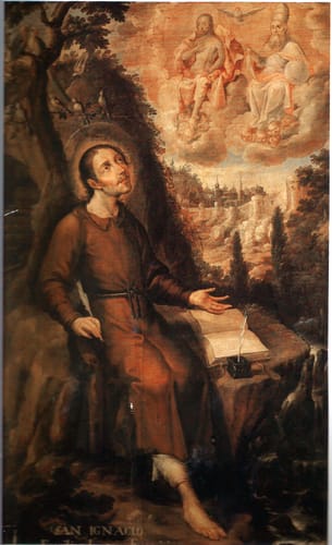 1095 crist%c3%b3bal de villalpando atr. s. ignacio escribiendo ejercicios 1690 99  mx