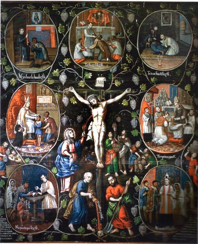 1214 anonimo los sacramentos y el arbol de la vida 1753 mx
