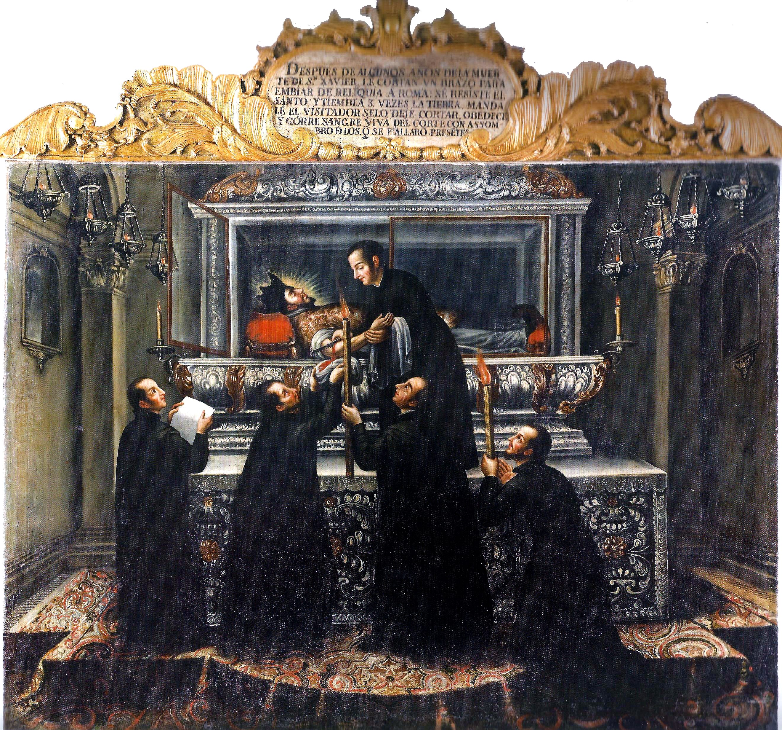 1478 anonimo la reliquia francisco javier  1750 67 ec