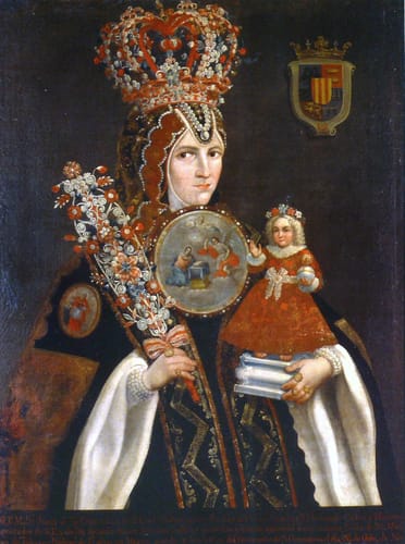 2096 anonimo juana de la cruz s.xviii mx