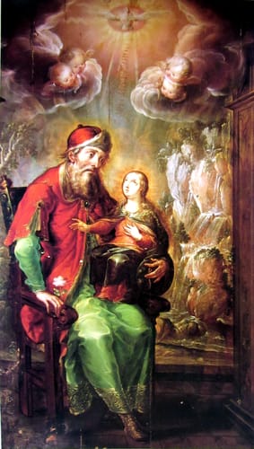 2348 cristobal de villalpando san joaquin  y virgen ni%c3%b1a 1690 99 mx