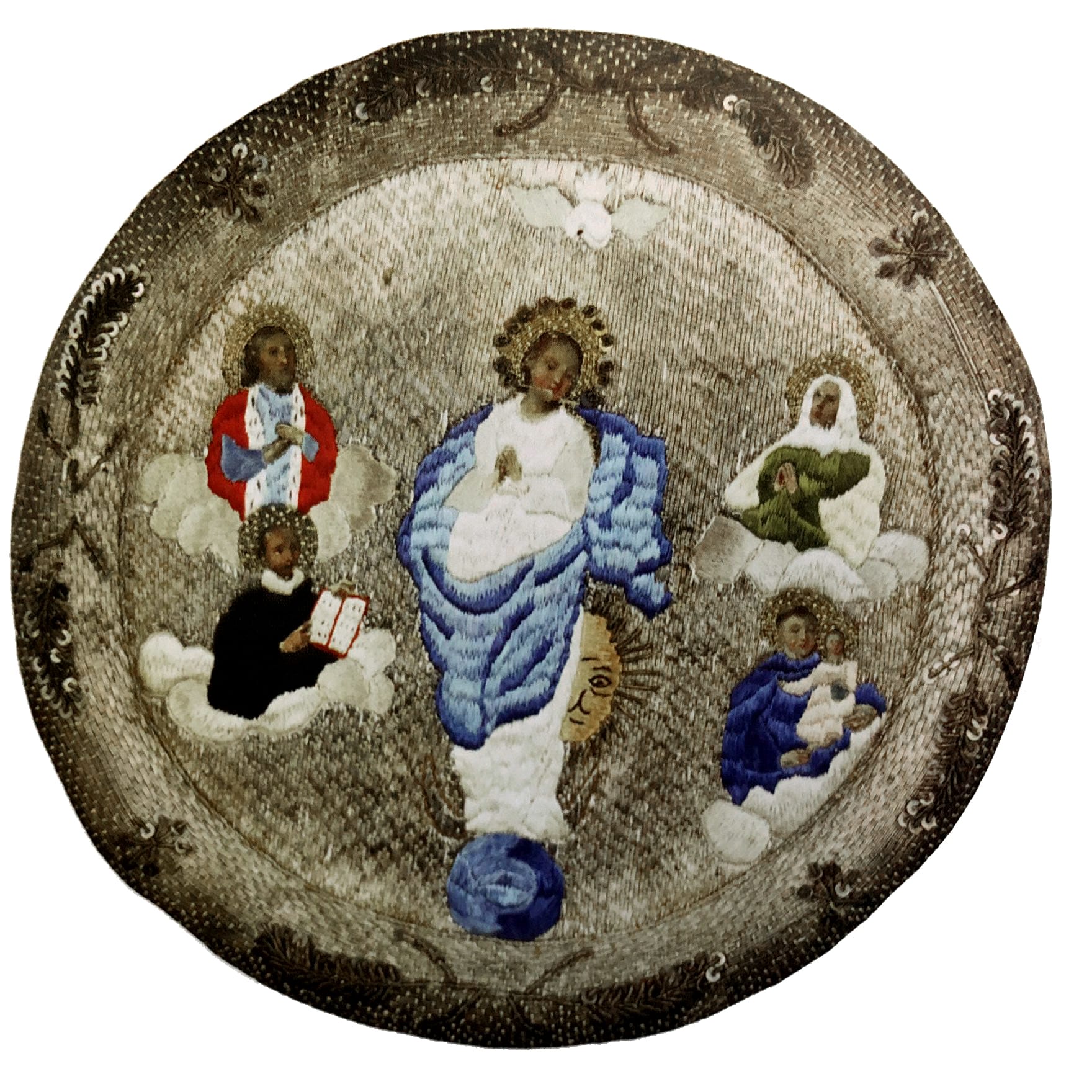 2350 anonimo escudo inmaculada y santos xviii mx