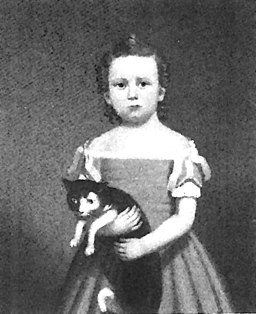 2639 william thompson bartoll girl with cat 1840 eu