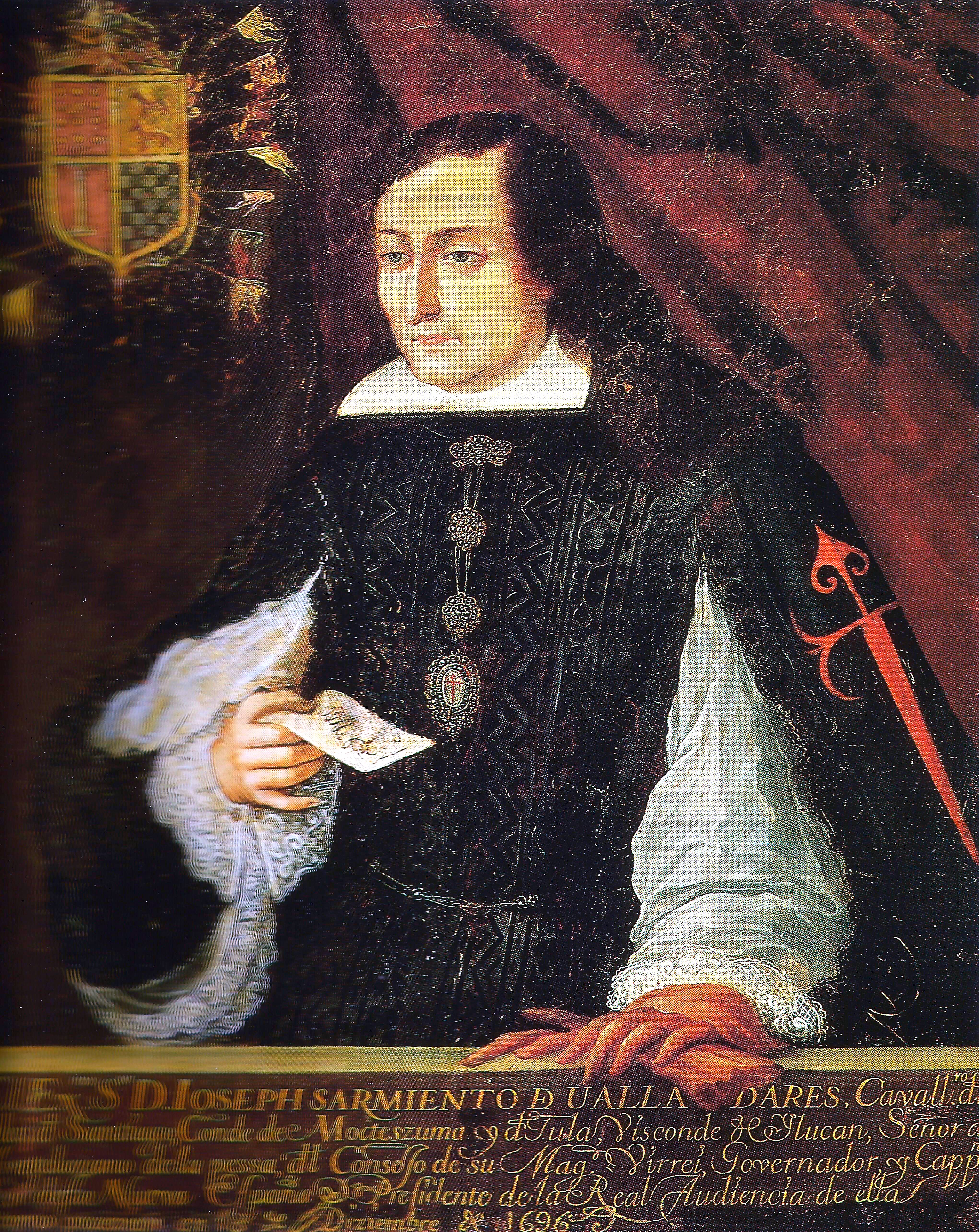 2652 cristobal de villalpando virrey sarmiento de valdarres 1690 710 mx