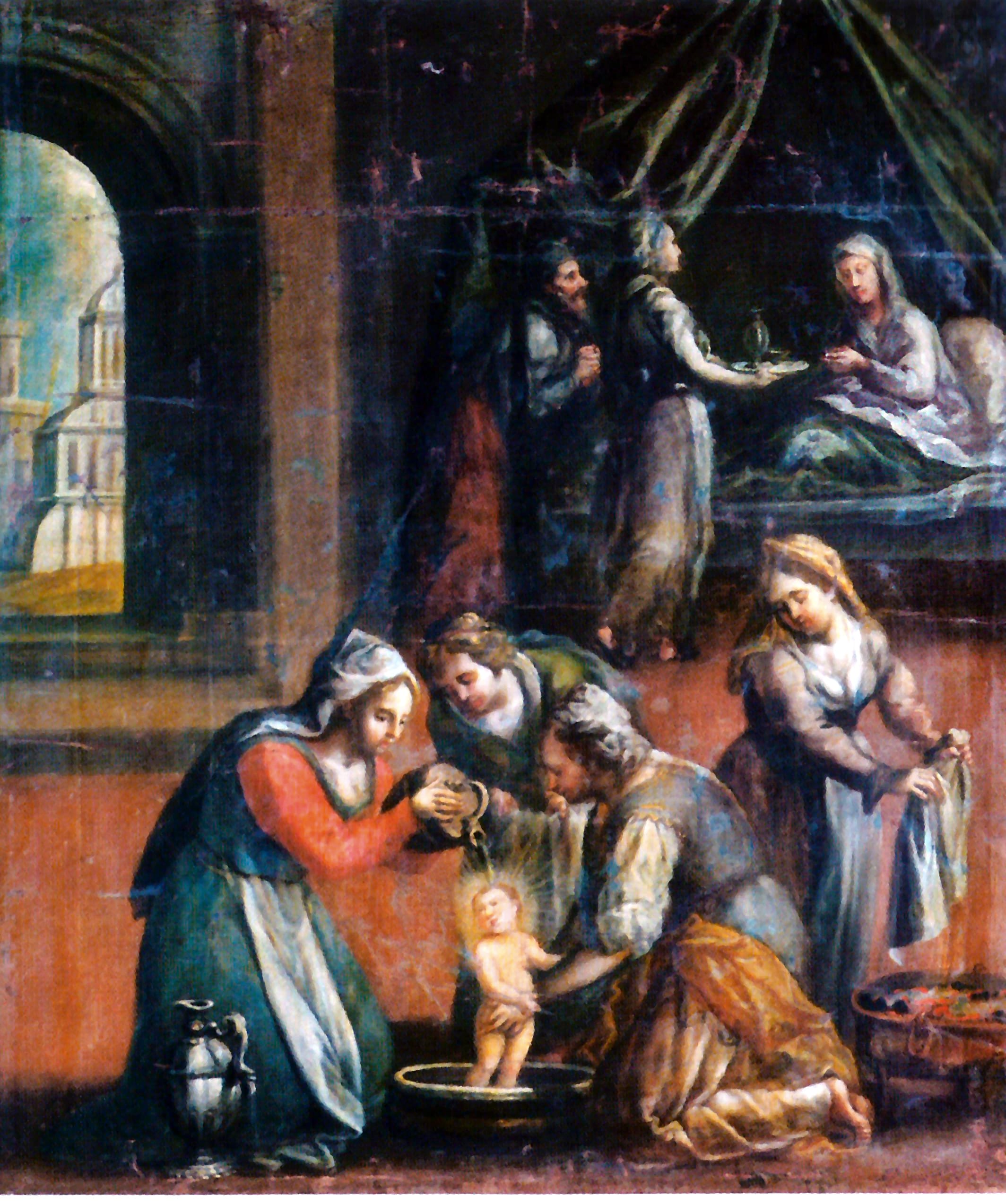 4354 miguel de santiago el nacimiento de la virgen xvii ec