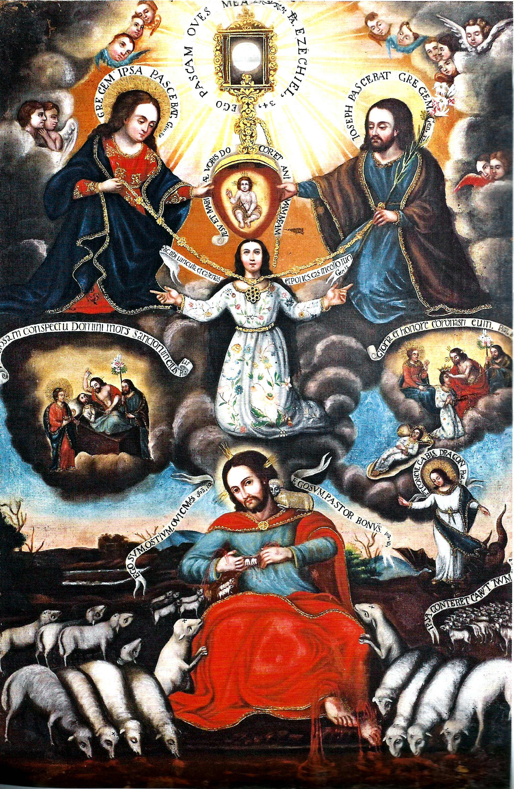 5303 anonimo buen pastor y alma cristiana xviii ec