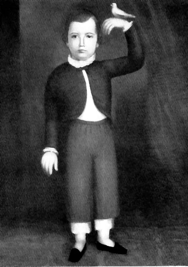 5529 anonimo boy holding bird 1810 eu