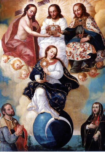 5655 anonimo inmaculada con custodia y trinidad xviii ec