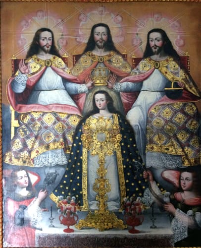 5657 sin inf coronacion virgen xviii pe