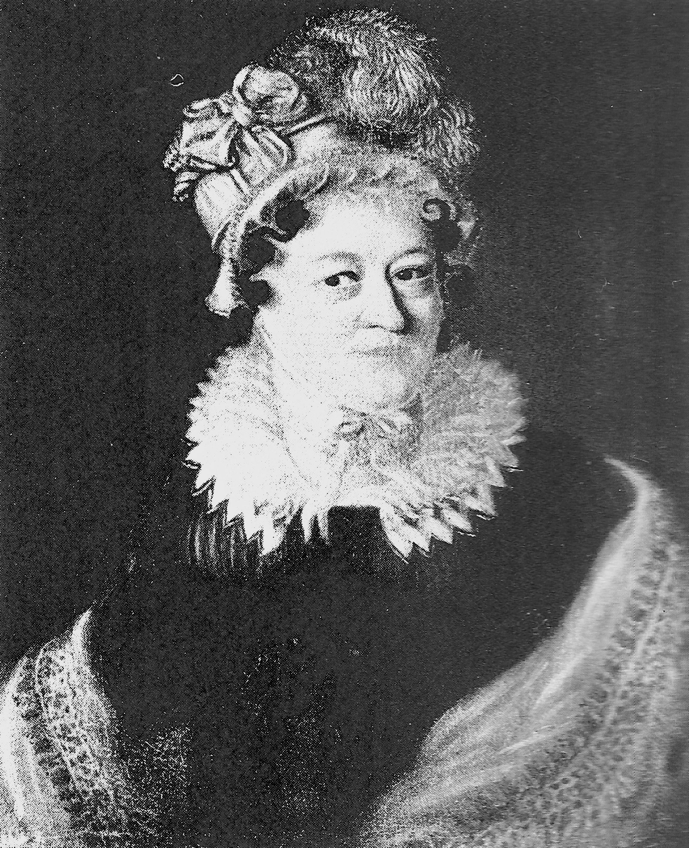 7915 anonimo lady with feathers on bonnet 1820 eu