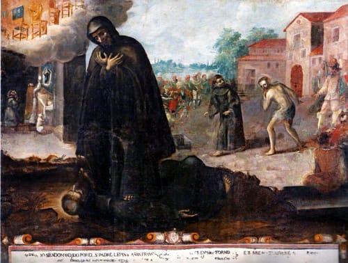 8360 anonimo fray bernardo de quintavalle pisando boca francisco xvii ec