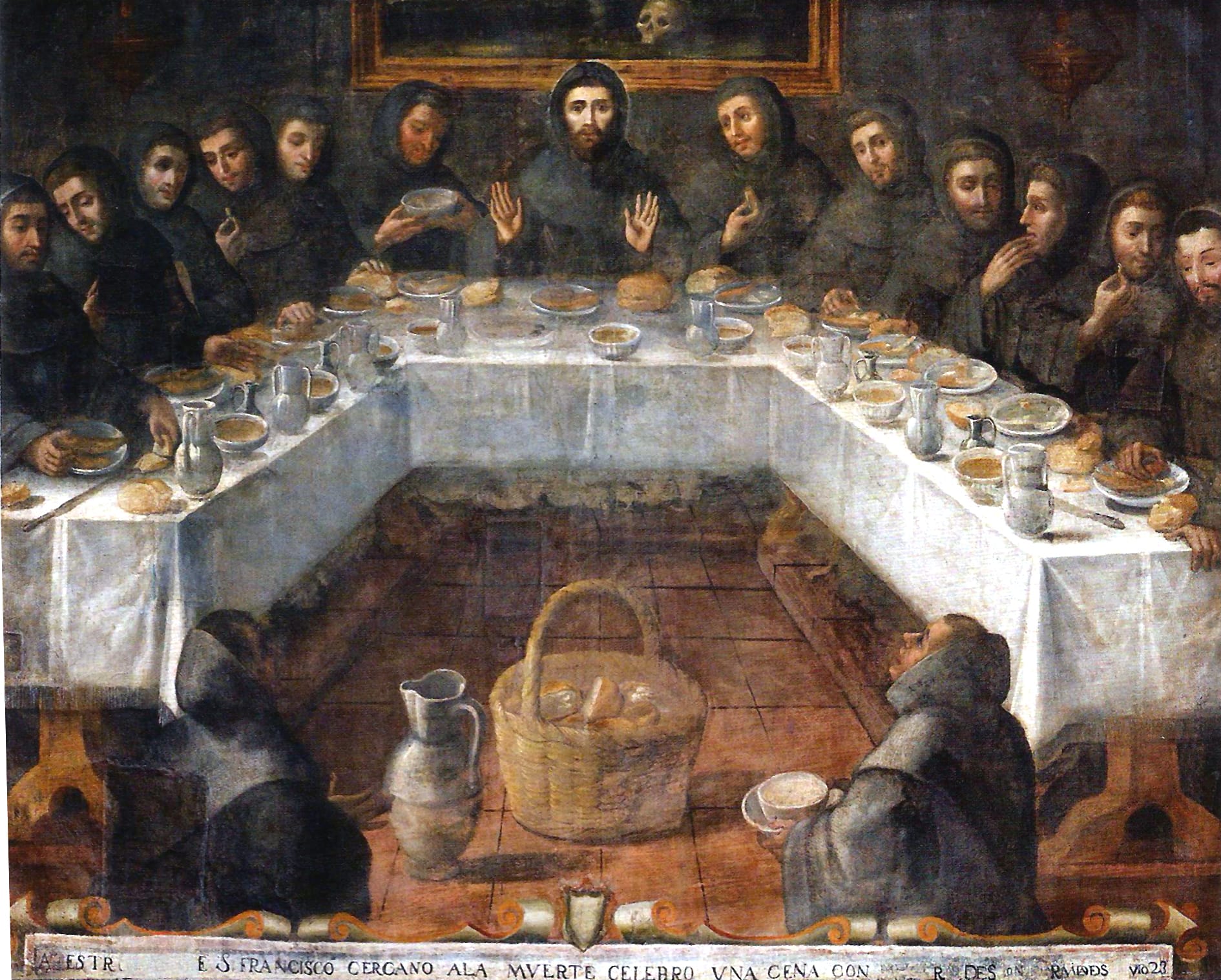 8676 anonimo ultima cena de san francisco xvii ec