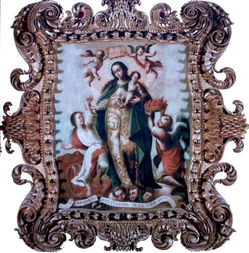 9295 anonimo virgen de la luz xviii gu