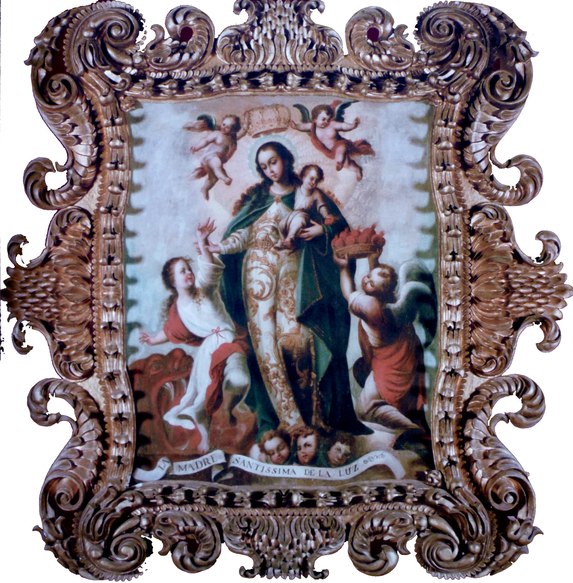 9295 anonimo virgen de la luz xviii gu