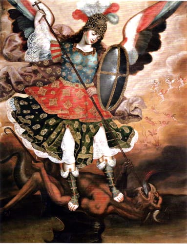 9720 anonimo s miguel arcangel xviii pe