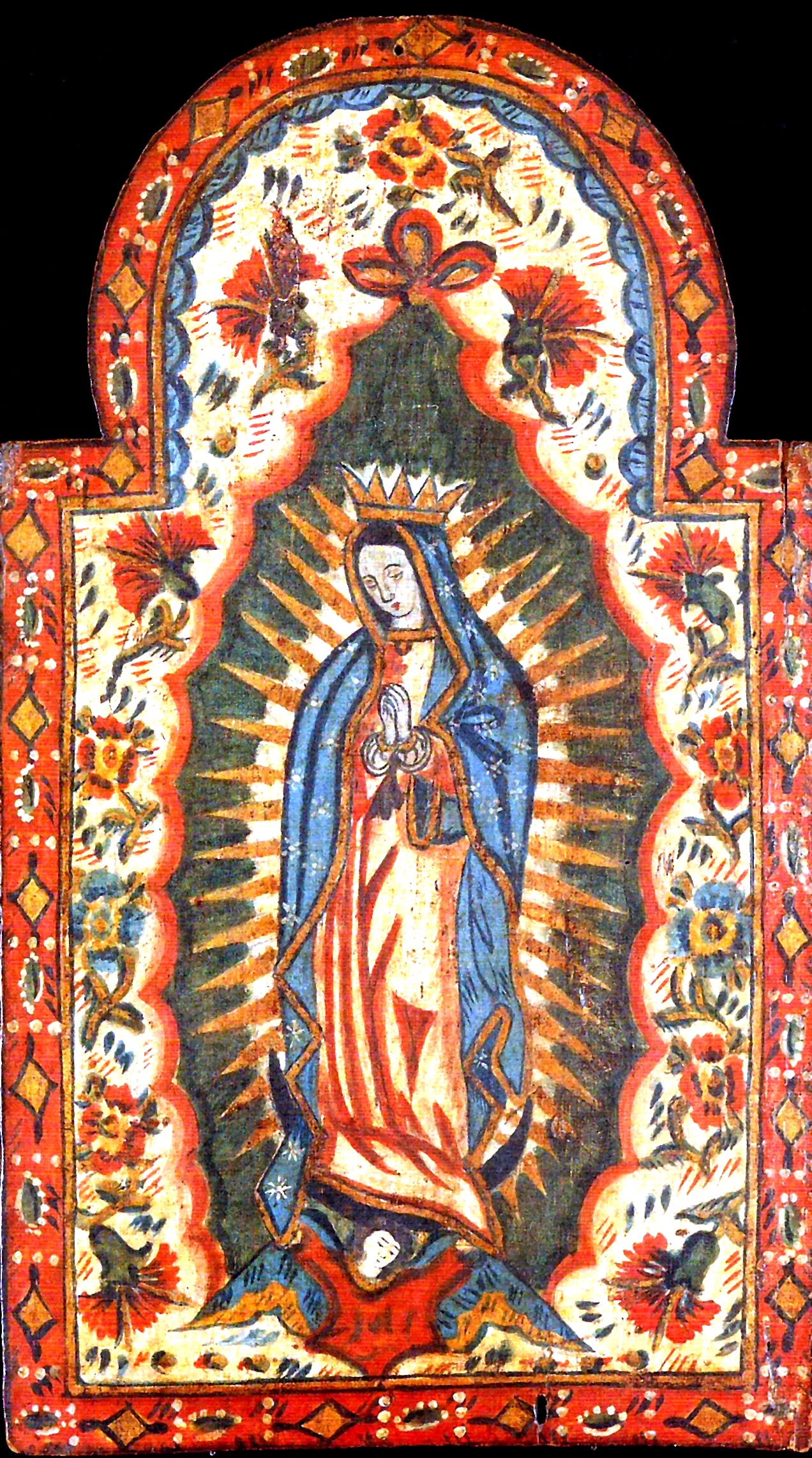 10691 anonimo virgen de guadalupe xviii mx
