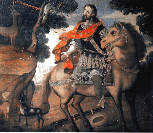 10711 anonimo cuz san eustaquio xvii pe
