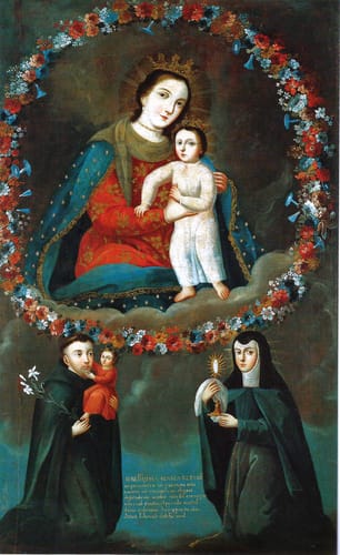 11170 anonimo virgen del refugio xviii mx
