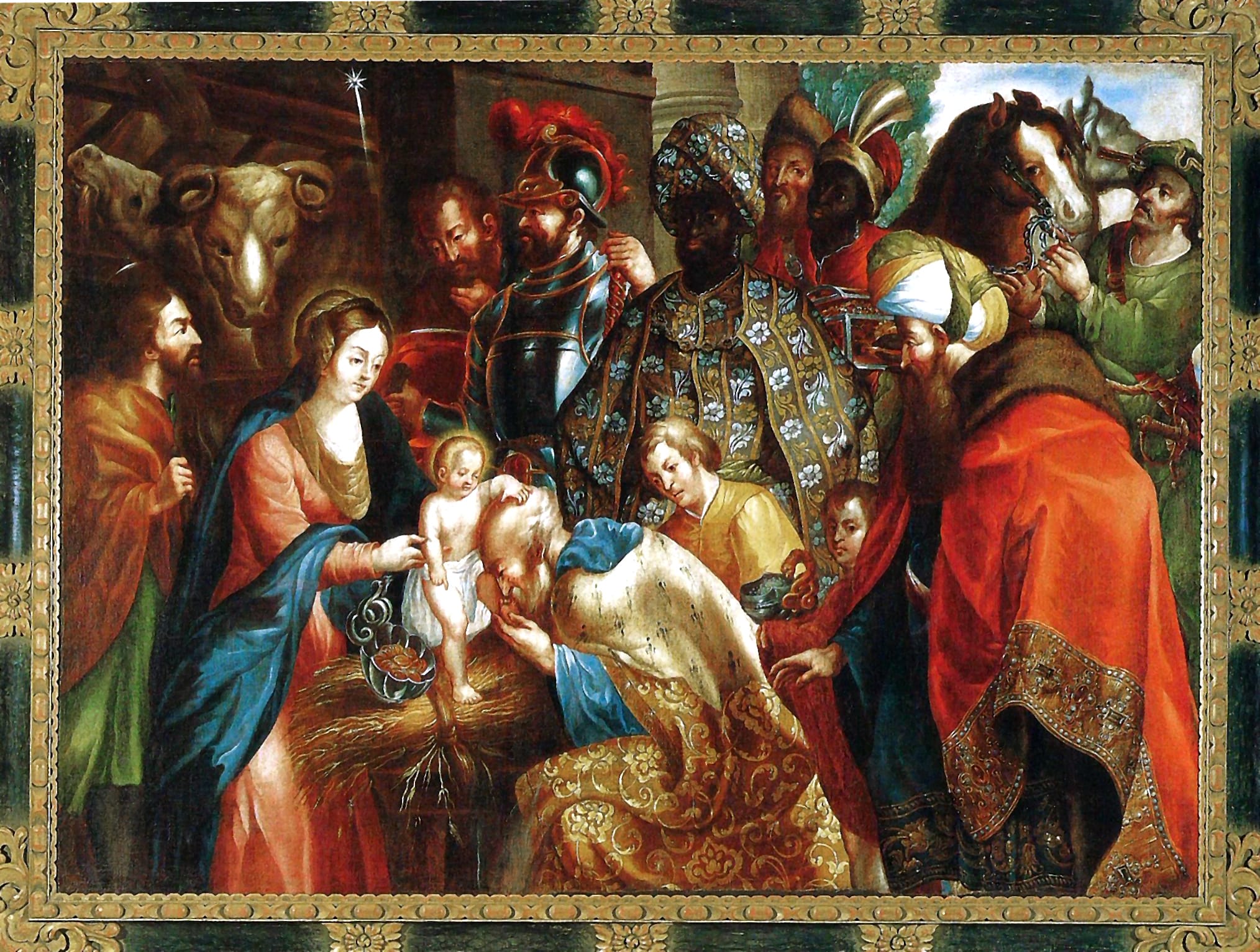 11178 anonimo adoracion de los reyes 1725 60 mx