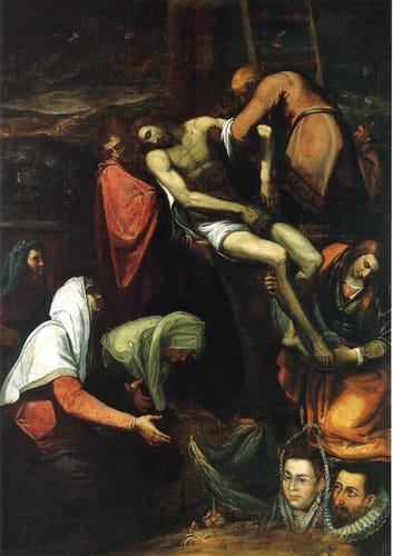 11185 anonimo desendimiento de la cruz 1595 mx