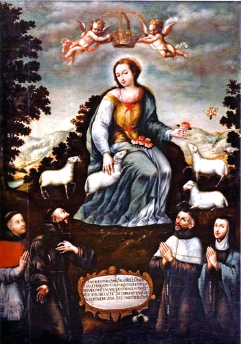 11373 anonimo pastora con santos xviii ec