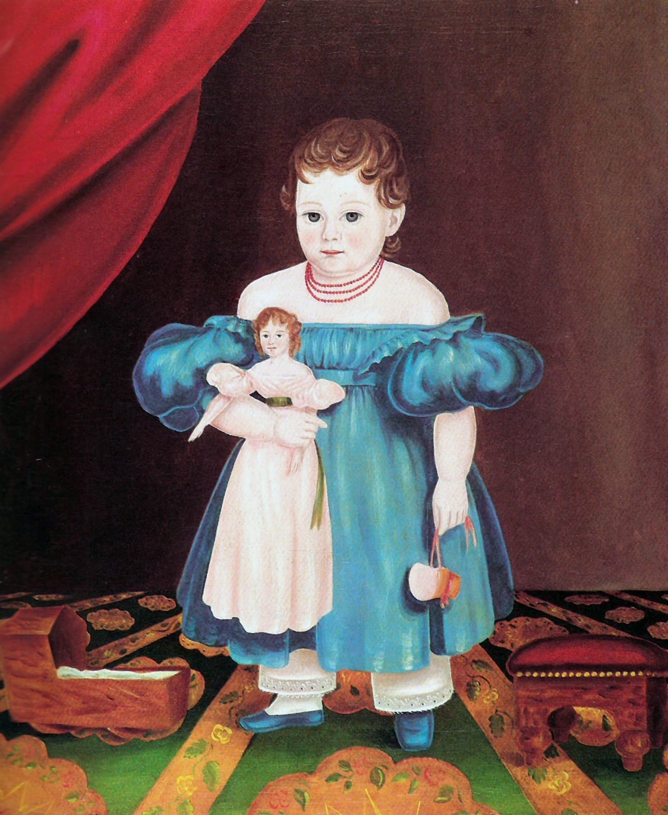 15286 j bradley girl with doll 1836 eu