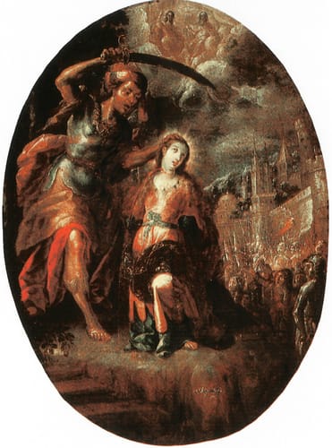 16287 cristobal de villalpando decapitacion de una santa 1700 14 mx