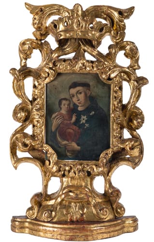 16707 anonimo san antonio con el ni%c3%b1o jesus co