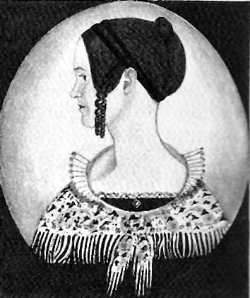 18659 justus dalee profile portrait of a young woman 1840 eu
