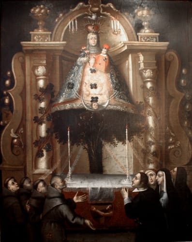 18762 anonimo virgen de aranzazu xvii co