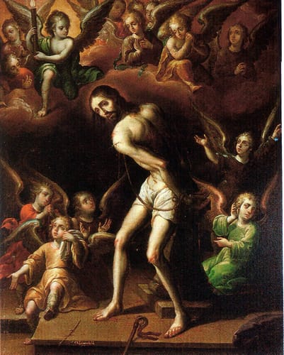 19338 cristobal de villalpando cristo atado a la columna  1675 80 mx
