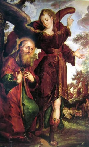 19413 cristobal de villalpando la anunciacion a san joaquin 1690 99 mx
