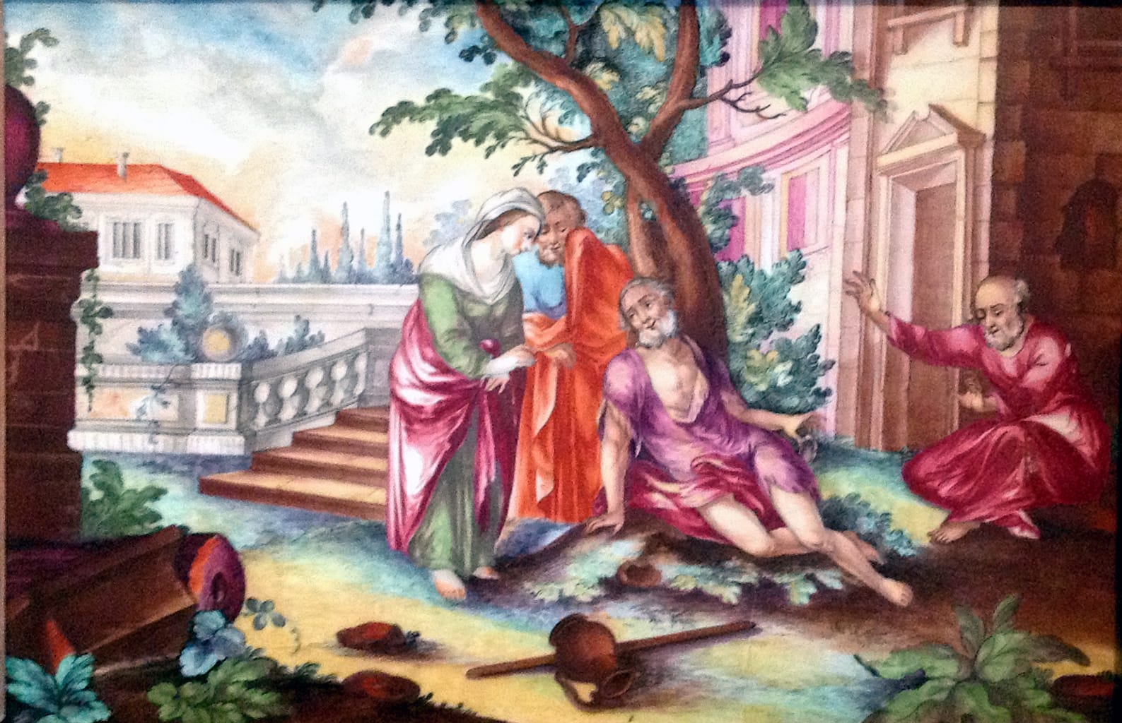 19563 anonimo escena biblica job xviii co