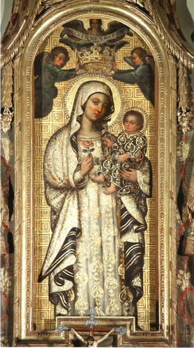 19653 anonimo virgen de la antigua xvi pe
