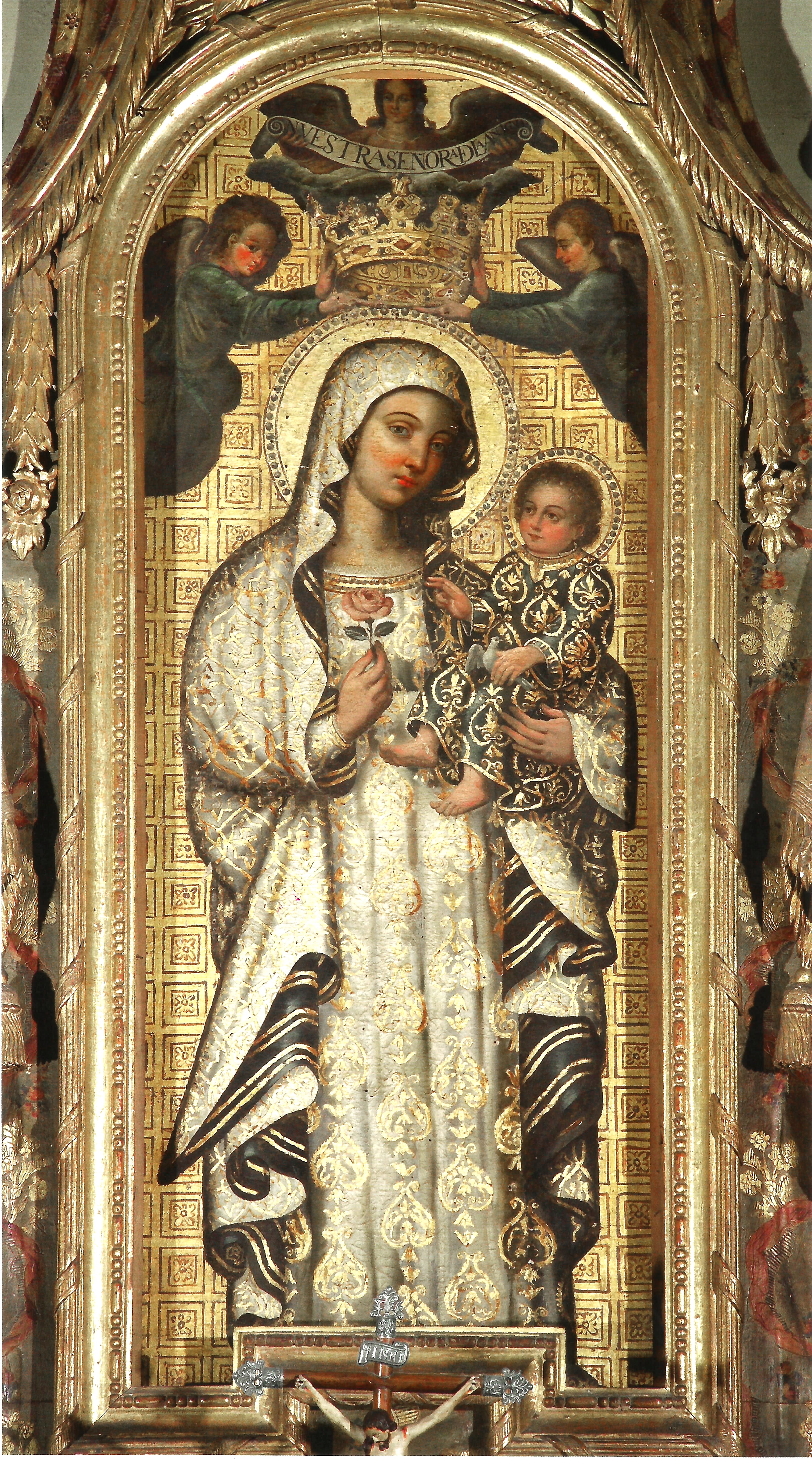 19653 anonimo virgen de la antigua xvi pe