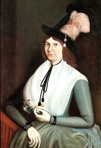 19658 rufus hathaway mrs exra weston jr (jerusha bradford) 1793 eu