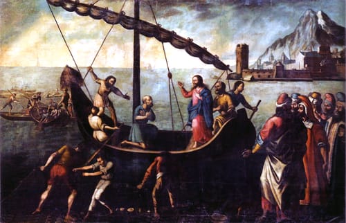 19672 bernardo rodriguez escenas vida pedro pablo pesca milagrosa 1800 ec
