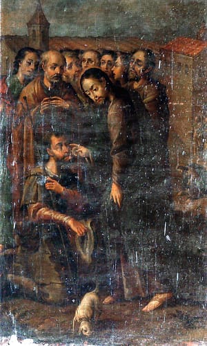 19746 cristobal villalpando jesus sana un ciego 1675 80 mx