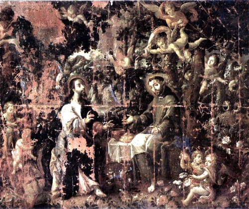 19778 cristobal villalpando vida de san francisco 11 cena eucaristica 1691 gu