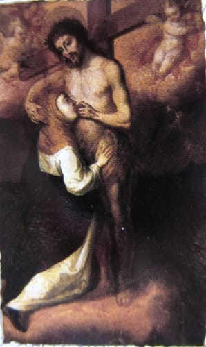 19785 cristobal villalpando aparicion de cristo a rosa lima 1690 99 mx