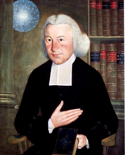 19854 samuel king rev. ezra stiles 1770 eeuu