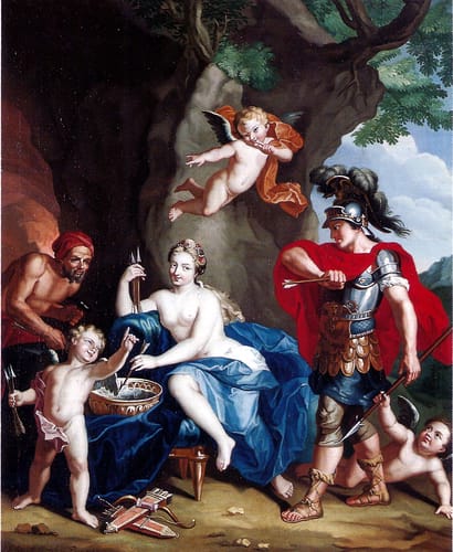 19871 john singleton copley marte  venus y la forja vulcano 1754 eeuu
