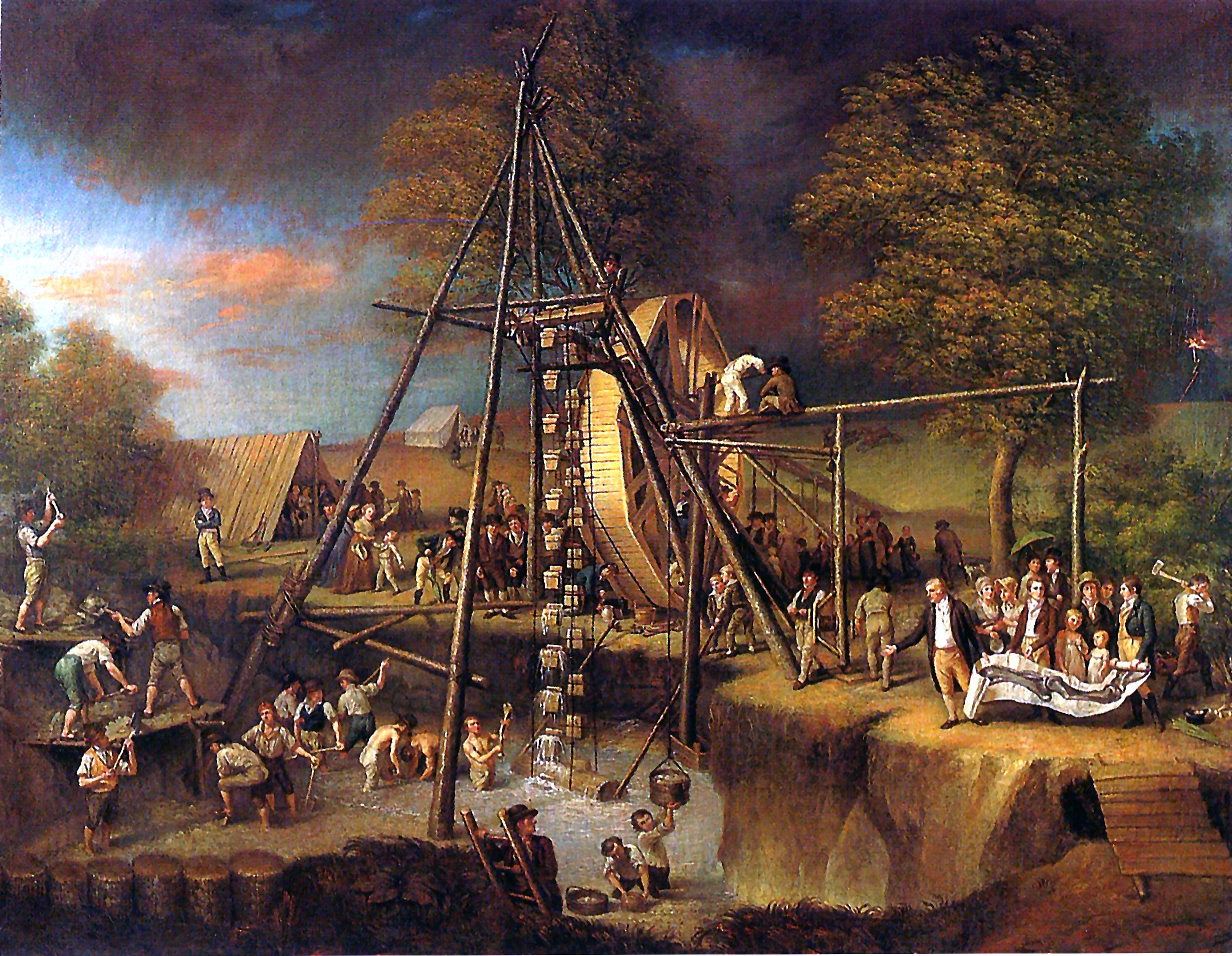 19882 charles wilson peale exhumacion mastodonte 1806 eeuu