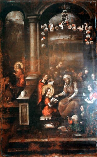 20054 an%c3%b3nimo aprendizaje de la virgen 1690 1720 ec