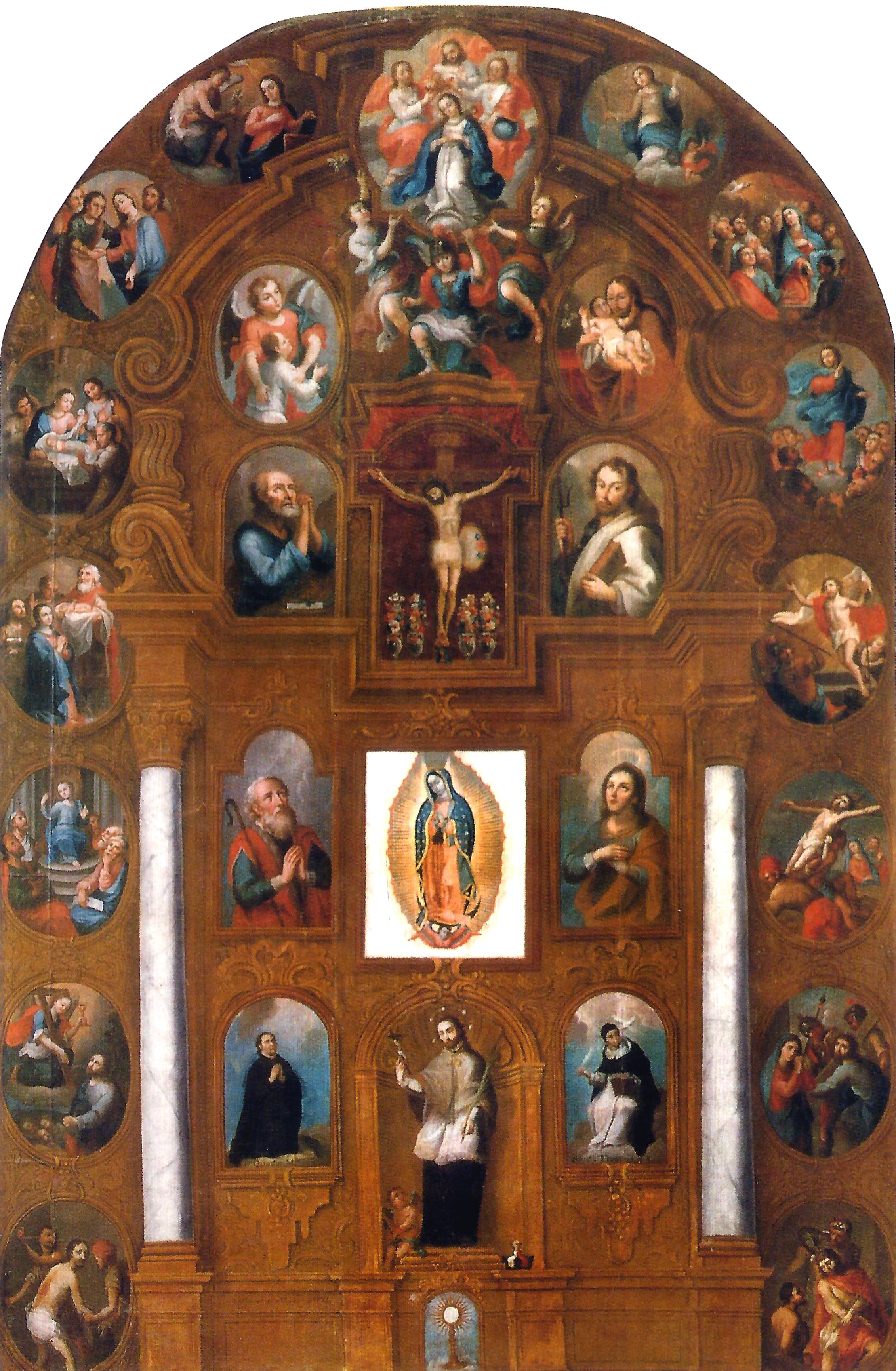 20167 antonio sanchez retablo pintado  1775 mx