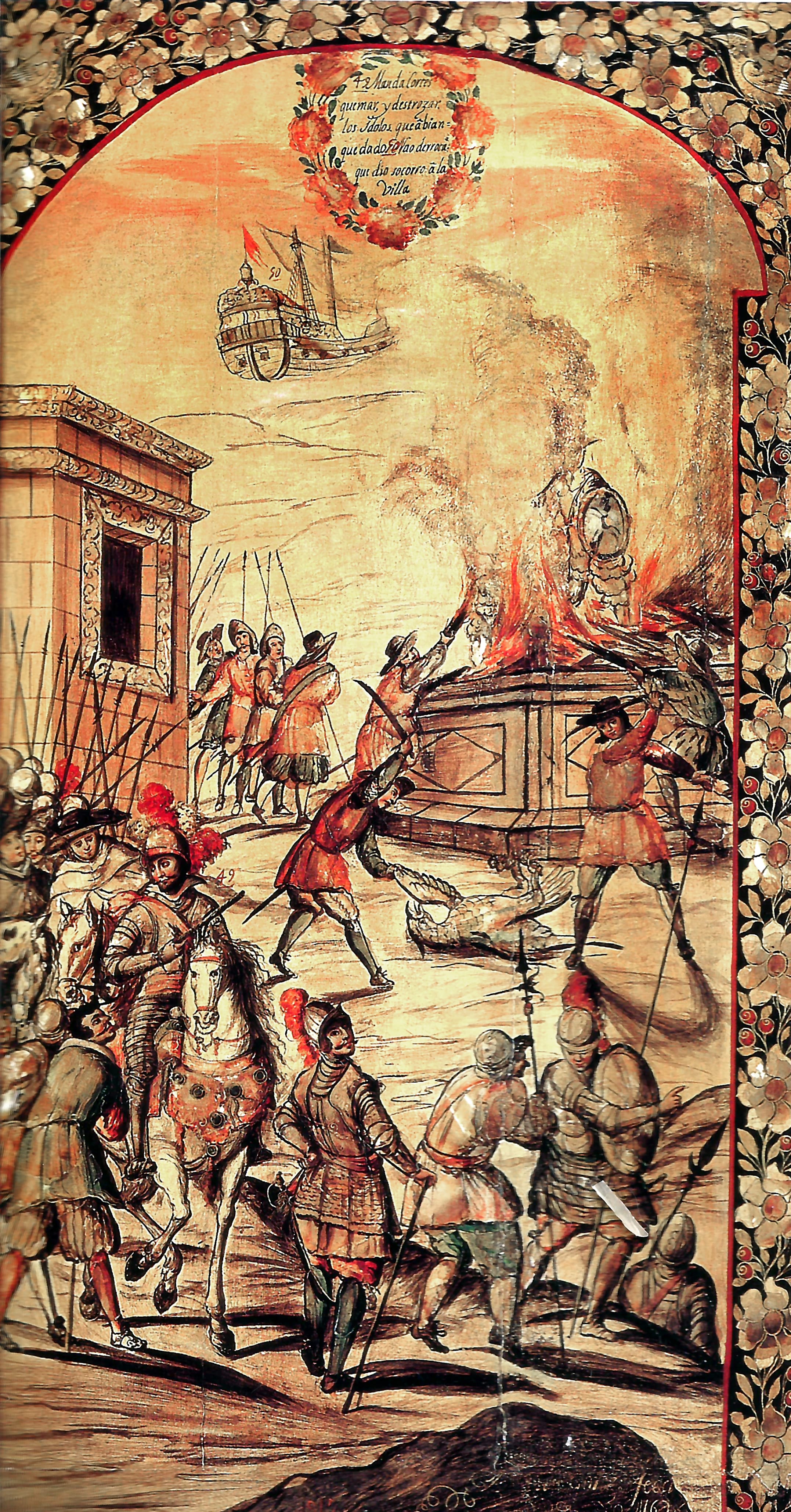 20220 miguel y juan gonzalez destruccion de tenochtitlan 1698 mx