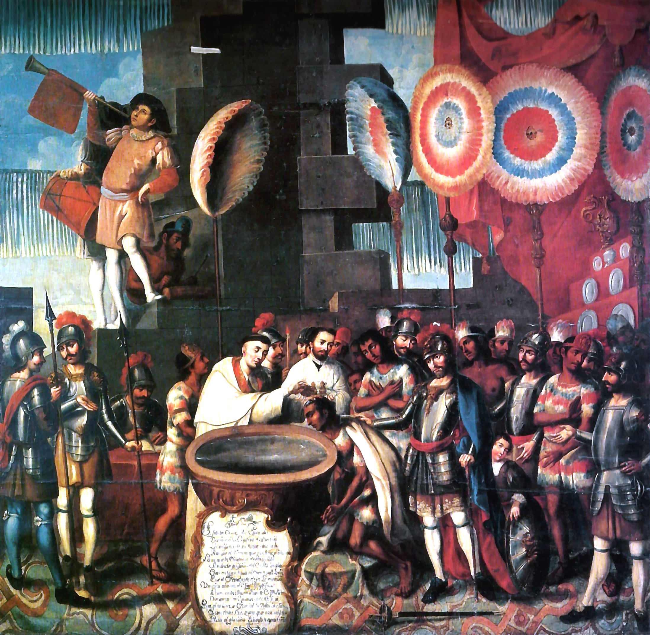 20228 jos%c3%a9 vivar y valderrama bautizo de cuahtemoc por  bartolome olmedo  1752 mx